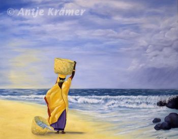 Fischverkuferin-Gambia